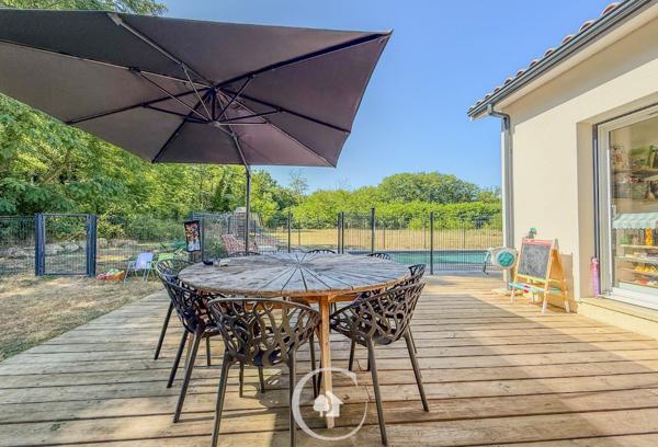 MAISON CONTEMPORAINE T4 2022 - 3 CHAMBRES - PISCINE - VUE FO