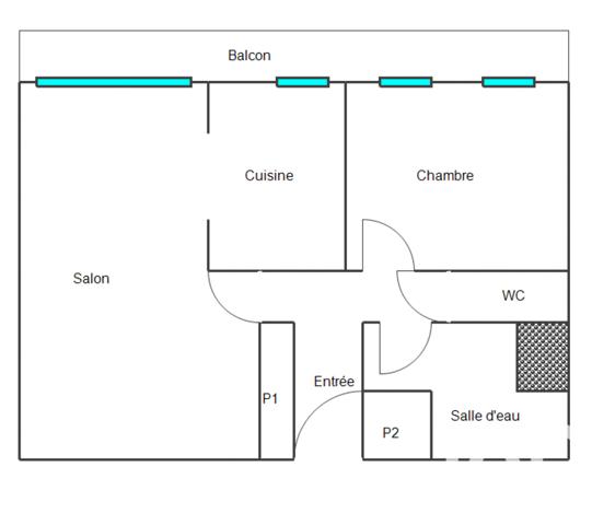 Appartement à vendre 2 pièces 44 m² Les Pavillons-sous-Bois
