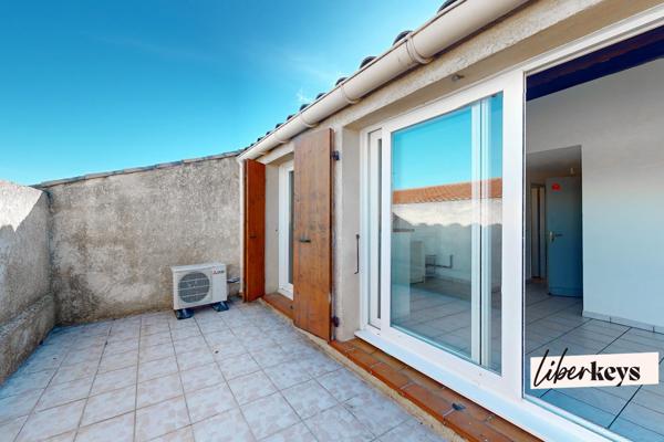 THEZAN-DES-CORBIERES: Appartement T3 de 62m² avec terrasse de 25m²