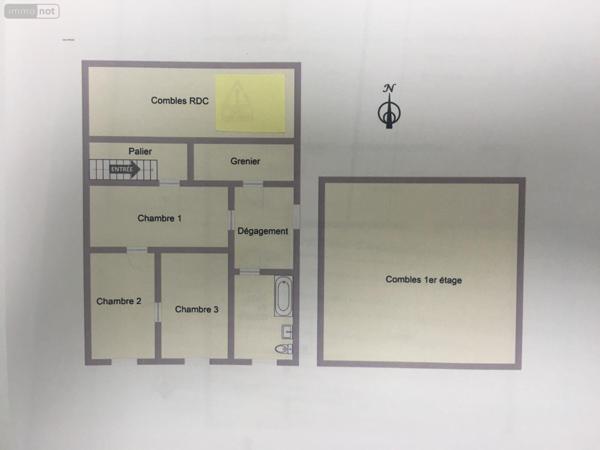 Maison de ville à vendre à Buzançais dans l'Indre (36500), ref : 1046690