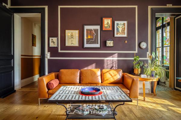 Appartement de charme avec balcon dans une maison de maître