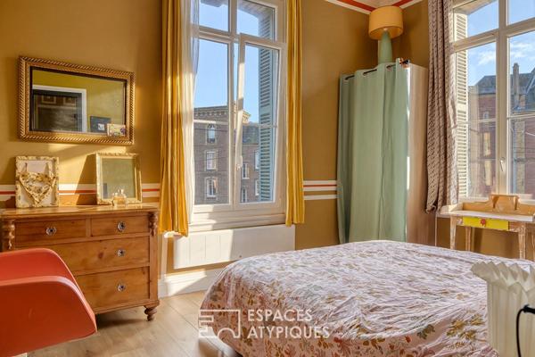 Appartement de charme avec balcon dans une maison de maître