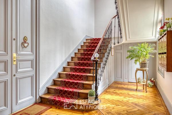 Appartement de charme avec balcon dans une maison de maître