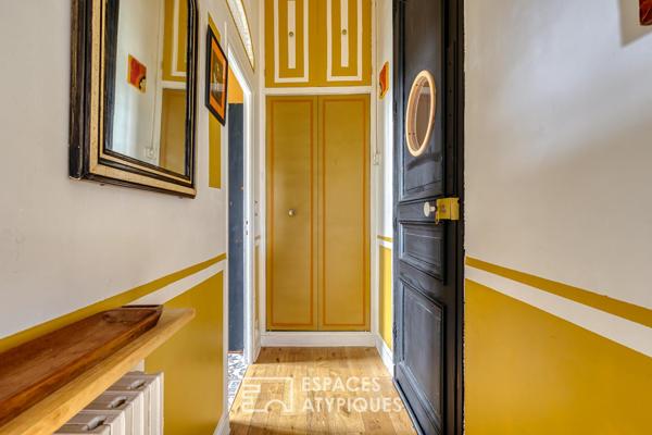 Appartement de charme avec balcon dans une maison de maître