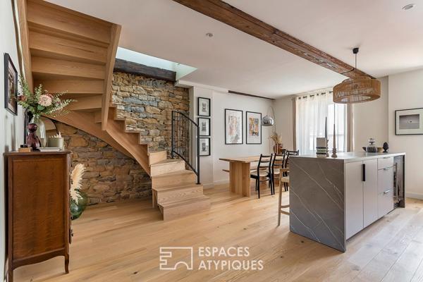 Duplex de charme rénové par architecte