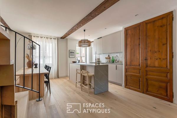 Duplex de charme rénové par architecte