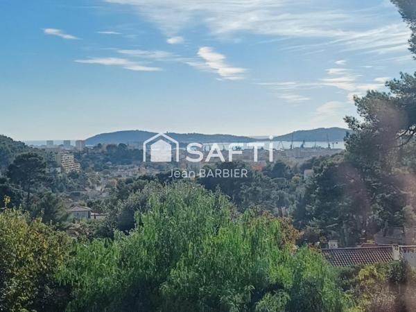 Toulon Ouest, secteur des 4 chemins des routes. Terrain a bâtir de 720 m² environ