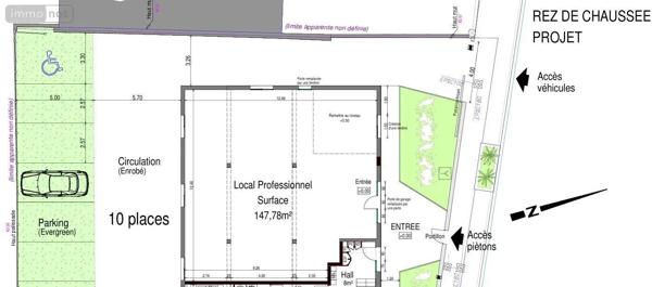 Achat - Fonds et/ou murs commerciaux | Bureaux Cormontreuil 51350 148 m 2