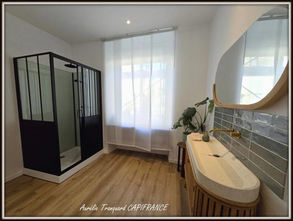 Dpt Charente Maritime (17), à vendre SAINT JEAN D'ANGELY immeuble 270m² avec 3 logements + garage