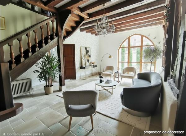 DEMEURE DE CHARME 214 m² – JARDIN PAYSAGÉ – POSSIBILITÉ GÎTE