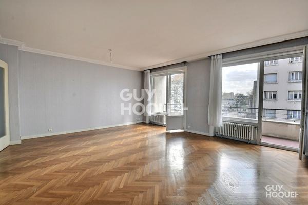 Appartement T4 traversant avec balcon, 85 m² entre Monplaisir et Montchat