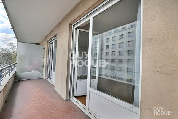 Appartement T4 traversant avec balcon, 85 m² entre Monplaisir et Montchat