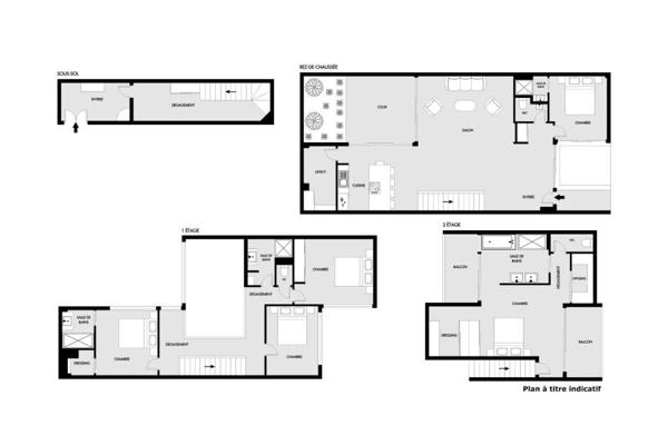 Maison 5 chambres et 4 parkings