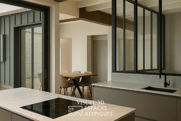 Projet de réhabilitation d’un bâtiment en pierre en loft contemporain d’exception