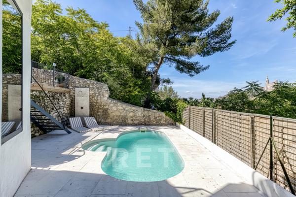 Marseille 7è Roucas Blanc - maison d'architecte avec piscine