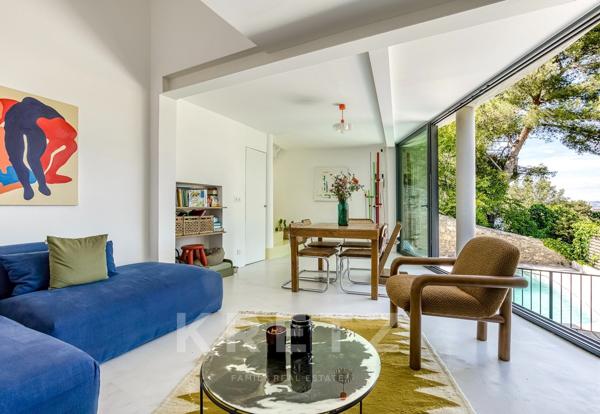 Marseille 7è Roucas Blanc - maison d'architecte avec piscine