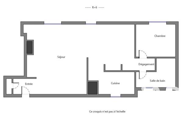 Appartement à vendre 2 pièces 49 m² Paris 13