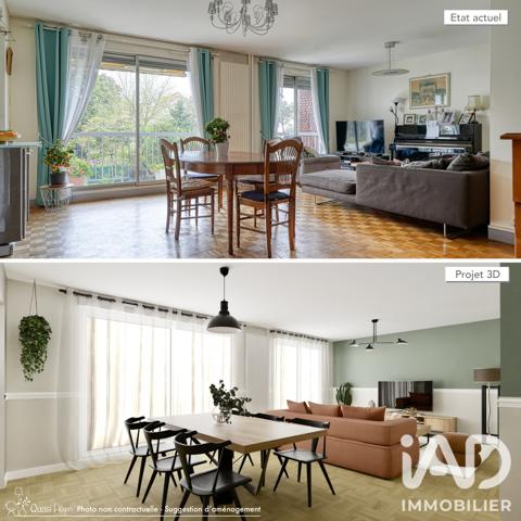Appartement à vendre 5 pièces 117 m² Bois-Colombes