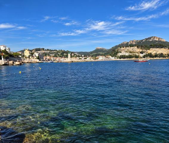 CASSIS APPARTEMENT T3, VUE PANORAMIQUE PORT ET CAP CANAILLE, ACCES PRIVE MER