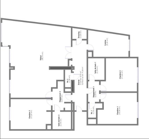 Appartement familial - 4 pièces 112 M² avec balcons PARIS 12