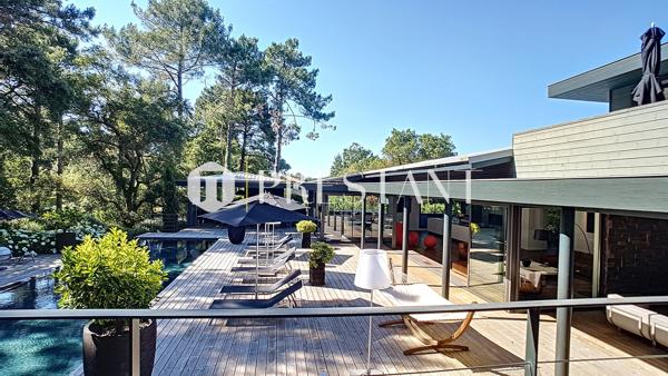 BLUE GREEN – Villa contemporaine à louer avec piscine à débordement, sur le golf et proche des plages – 12 personnes, SEIGNOSSE