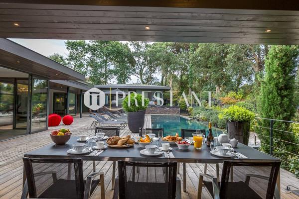 BLUE GREEN – Villa contemporaine à louer avec piscine à débordement, sur le golf et proche des plages – 12 personnes, SEIGNOSSE