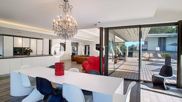 BLUE GREEN – Villa contemporaine à louer avec piscine à débordement, sur le golf et proche des plages – 12 personnes, SEIGNOSSE