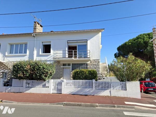 Apt T4 en DUPLEX - à ROYAN - à 400m de la plage du Chay - avec balcon/cave/jardinet