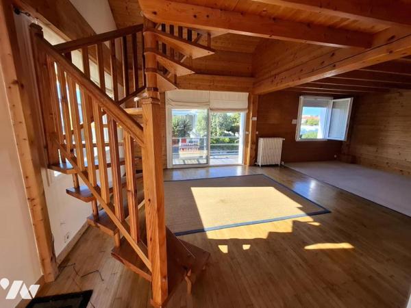 Apt T4 en DUPLEX - à ROYAN - à 400m de la plage du Chay - avec balcon/cave/jardinet