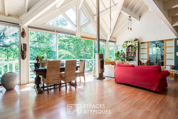 Villa d’architecte avec parc, vue panoramique et piscine
