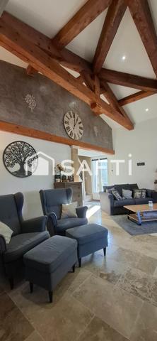 maison  5 pièces, terrain 1000 m2 avec piscine