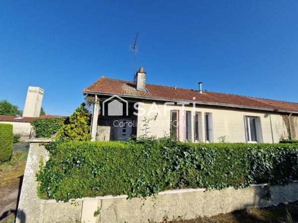 Ensemble Maison 3 pièces à rénover et garage 40 m²