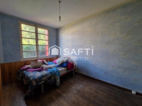 Ensemble Maison 3 pièces à rénover et garage 40 m²