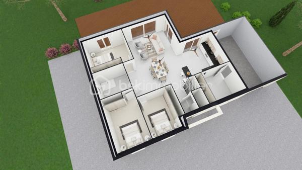 Lotissement de 1 968 m²