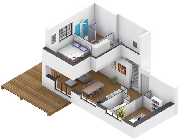 Concarneau Face Mer – Le Cabellou “Renaissance” pour cette bâtisse Art Déco (T3 duplex de 62 m²)