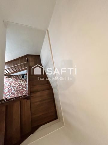 Maison sur sous-sol complet avec quatre chambres cuisine, séjour salon. Idéal, investissement locatif.