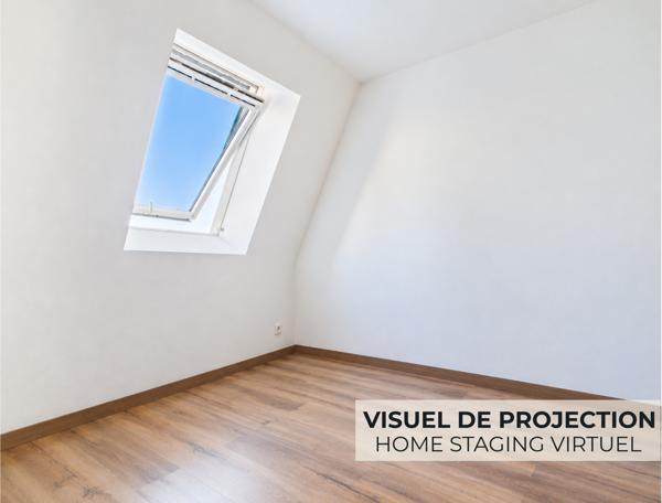 Superbe attique 4 Pièces avec vue sur les champs