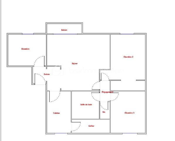 Appartement de 68 m²