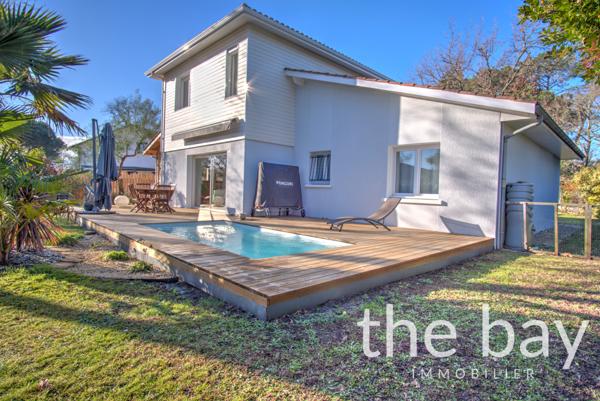 Andernos-les-Bains (33510) Villa 5 chambres avec piscine dans un quartier résidentiel