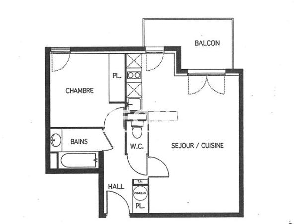 À vendre Appartement 2 pièces 44 m² - Clermont-l'hérault 34800