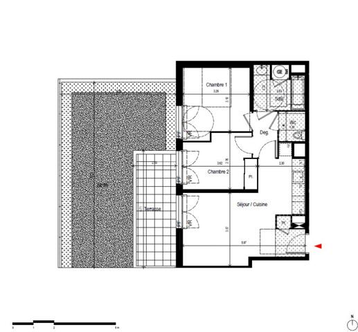 Appartement Marseille 3 pièce(s) 53 m2