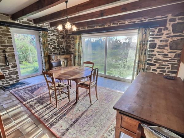 St yvy (29140) Propriété avec 3 maisons en pierres sur terrain 1 Hectare