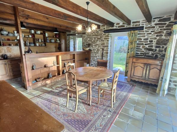 St yvy (29140) Propriété avec 3 maisons en pierres sur terrain 1 Hectare
