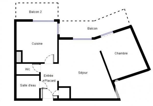 Studio à vendre 37,79 m² Longjumeau