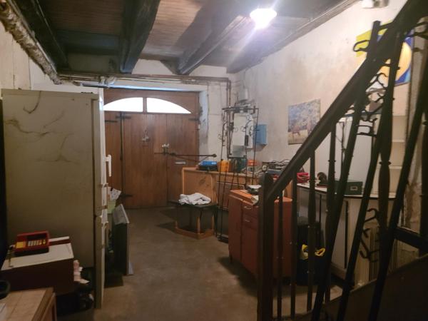 Maison plein centre, cave voûtée, terrasse, patio