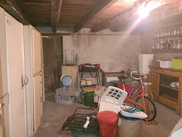 Maison plein centre, cave voûtée, terrasse, patio