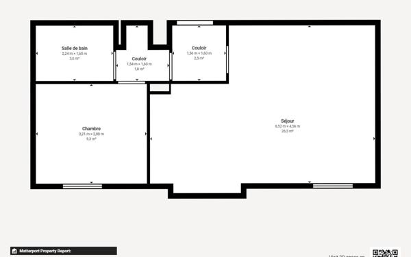 Appartement à louer    2 pièces • 42,53 m2 Saint-Étienne