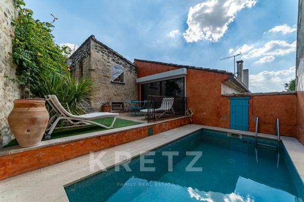 VIEUX VILLAGE DES ANGLES – DEMEURE DE CARACTÈRE DU XVIIIᵉ SIÈCLE AVEC PISCINE ET GARAGE