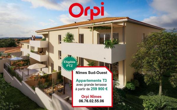 Appartement à vendre    3 pièces • 67,20 m2 Nîmes