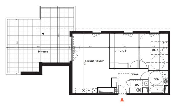 Appartement à vendre    3 pièces • 67,20 m2 Nîmes